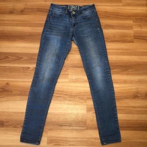 ACID WASH SKINNY JEANS 27- JEGGINGS